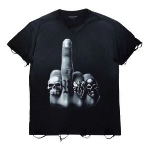 Rockstar Original Ummar Oversized Graphic T-Shirt in Black, Size S​​